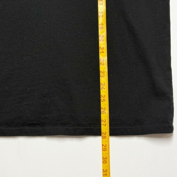 * SOLD * Polo Ralph Lauren Mens Size M Black Long Sleeve T-Shirt With Red Pony - Picture 6 of 7